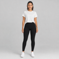 Leggings sin costuras mujer negro — cintura alta [c=Negro]