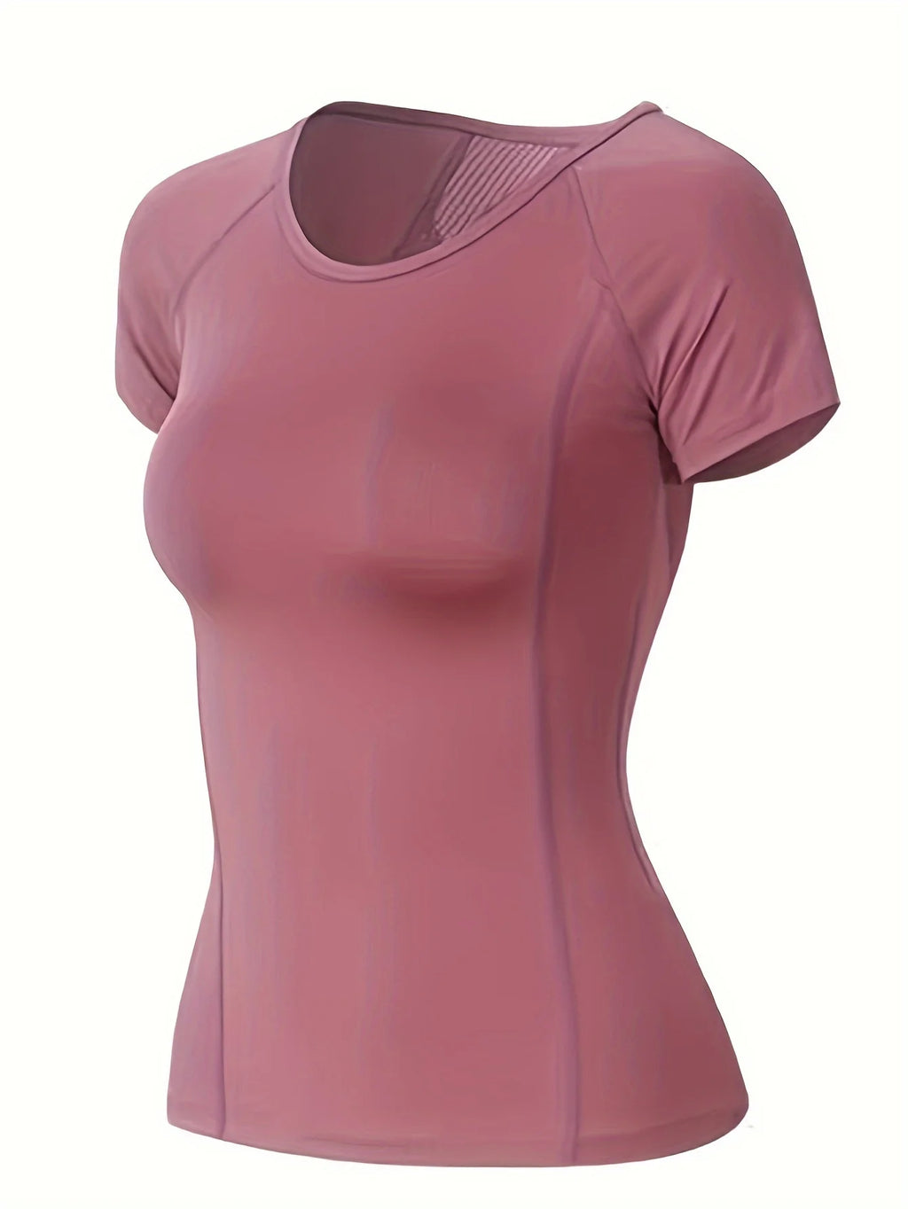 Camiseta deportiva de manga corta para mujer, transpirable, running y yoga