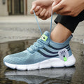 Zapatillas deportivas transpirables de malla para hombre, running y senderismo