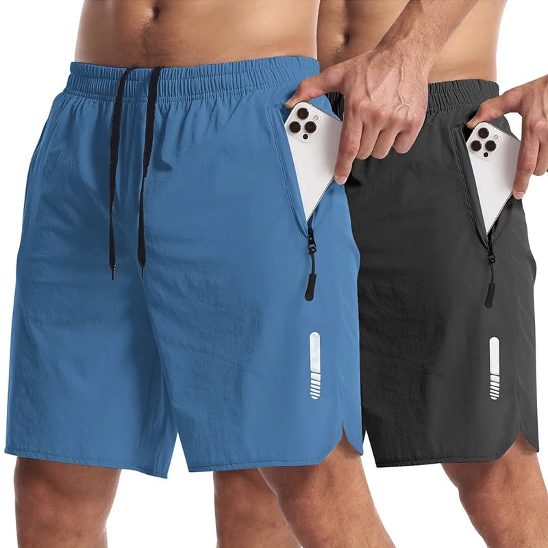 Pantalón corto deportivo para hombre, running y gimnasio, verano