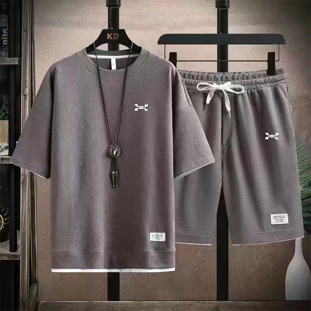 Conjunto deportivo de baloncesto para hombre, camiseta y pantalón corto transpirable, verano