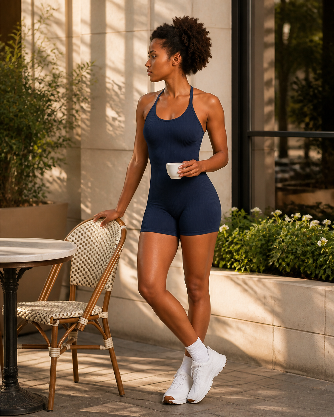 Body faja Azul marino — lifestyle