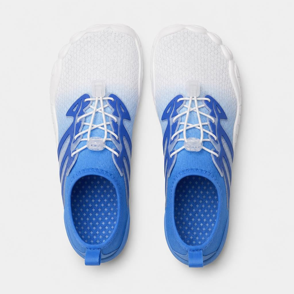 Zapatillas descalzas de fitness y agua para mujer, ligeras y transpirables — vista superior