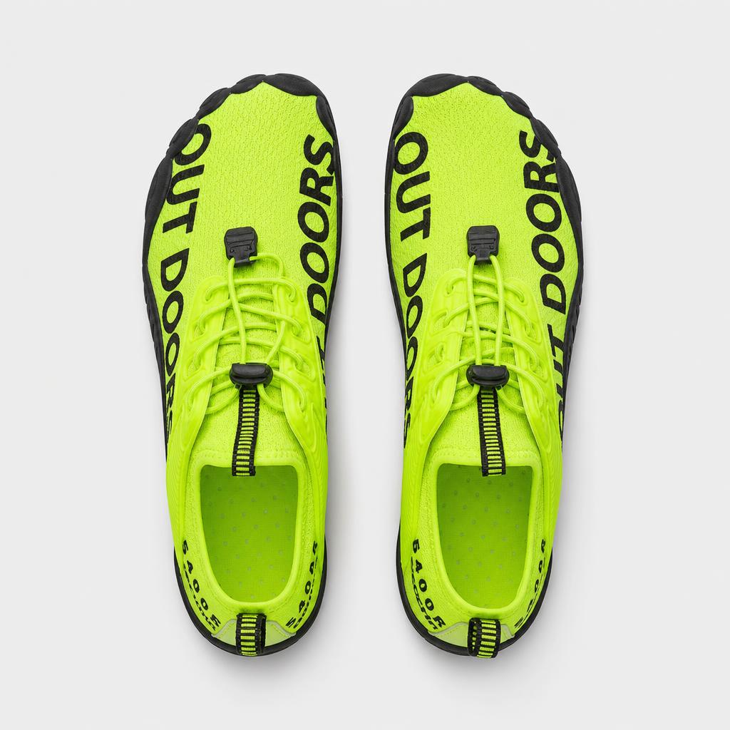 Zapatillas de agua y outdoor unisex, secado rápido y suela con agarre — vista superior